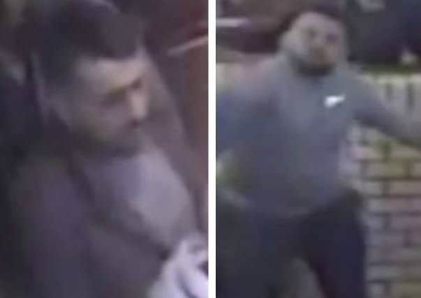 CCTV images released after Glasgow bar attack. Picture: Police Scotland