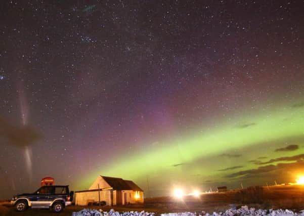 The lights were particularly clear on the Isle of Lewis. Picture: John-GM7PBB/Twitter
