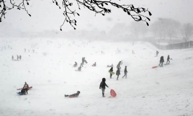 The recent snowfall has proved popular with sledgers. Picture: PA