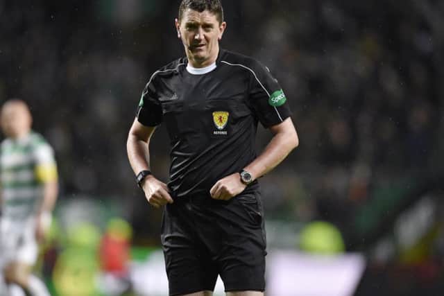 Craig Thomson has only got two out of his five red cards correct, according to former whistler Charlie Richmond. Picture: SNS Group
