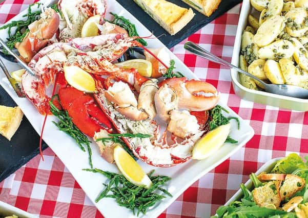 There is nothing better than a lobster salad in the sun. Picture: Seafood from Scotland
