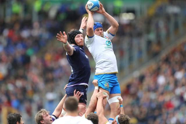 Scotland were able to secure a come-from-behind victory over Italy in the Stadio Olimpico. Picture: Getty