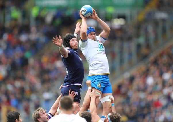 Scotland were able to secure a come-from-behind victory over Italy in the Stadio Olimpico. Picture: Getty