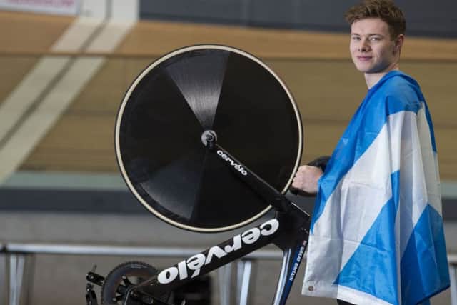 Jack Carlin will compete in the sprint and keirin at the Commonwealth Games. Picture: Jeff Holmes