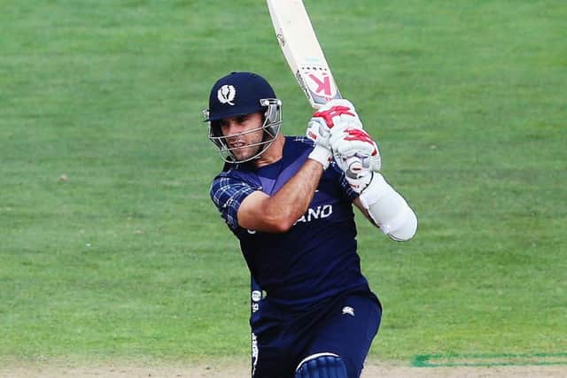 Scotland captain Kyle Coetzer in action. Picture: Hannah Peters/Getty Images