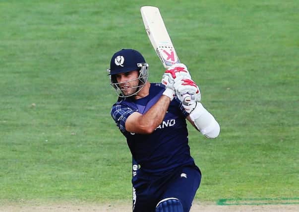 Scotland captain Kyle Coetzer in action. Picture:  Hannah Peters/Getty Images