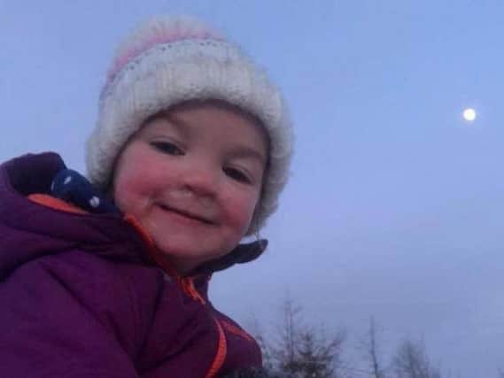Kiara Moore, 2, died after the car plunged into a river in Wales