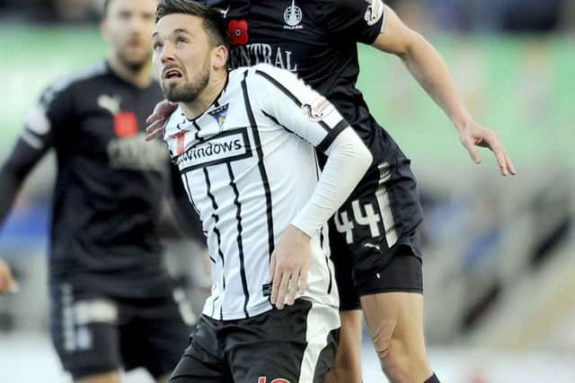 Dunfermline's Nicky Clark scored a hat-trick to sink Brechin. Picture: Michael Gillen.