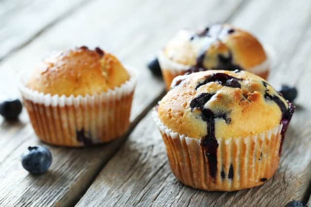 Some blueberry muffins have got more sugar than a can of Coke