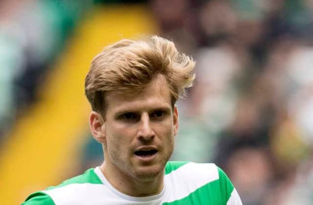 The image showed Stuart Armstrong wearing a predominantly white kit. File picture: SNS Group