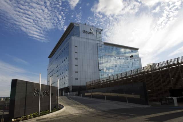The Skypark campus comprises six office buildings, known as Skypark 1-6, and three development sites. Picture: Andy Buchanan Photography