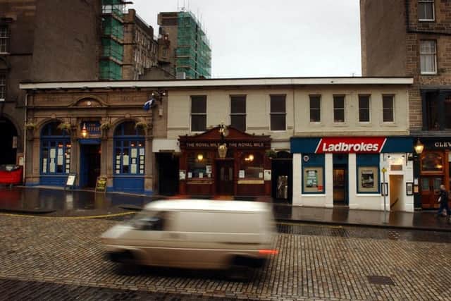 The site above the Mitre Bar, the Royal Mile Tavern, Ladbrokes and the Dubh Prais restaurant. Picture: Sean Bell
