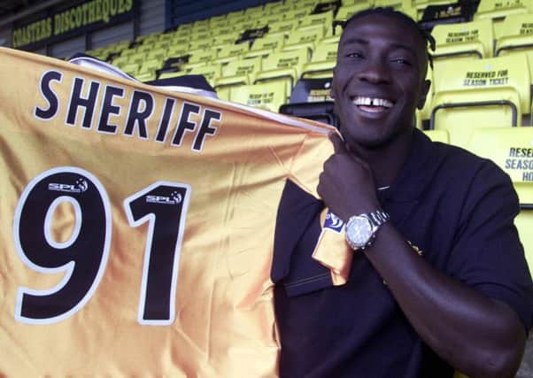 Cherif Toure Maman signed for Livingston in 2001 and wore 91 - the number he wore when he played basketball