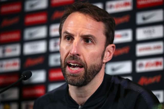 Gareth Southgate speaks to the media in Amsterdam ahead of England's friendly against the Netherlands. Picture: Nick Potts/PA