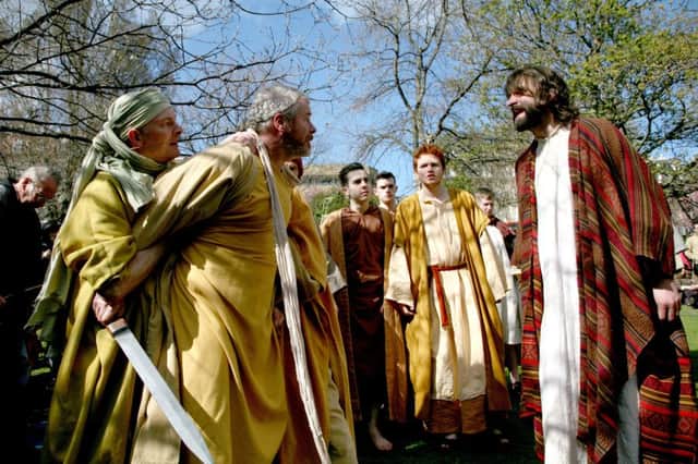 A scene from last year's Easter play