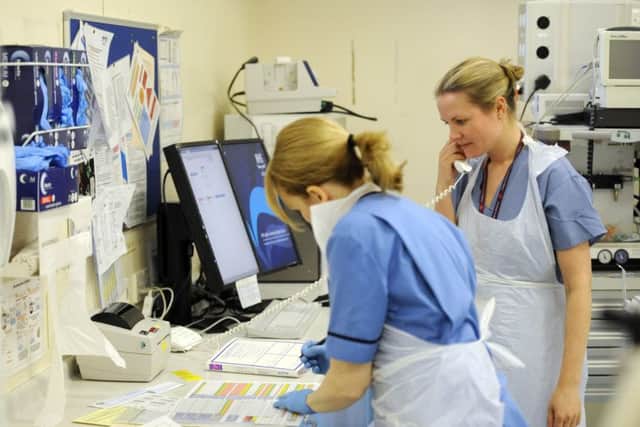 Edinburgh Royal Infirmary's A&E Department. Lothian has by far the highest proportion of computers running XP. Picture: Greg Macvean