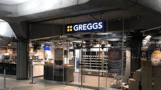 A new Greggs branch has opened at Westminster Tube station close to the Houses of Parliament