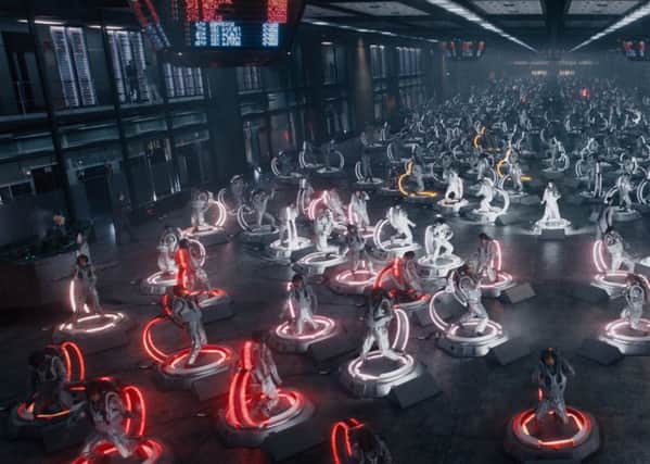 A scene from Ready Player One