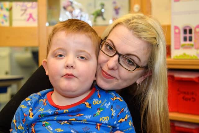 Karen Gray with her son Murray. Picture: Ian Georgeson
