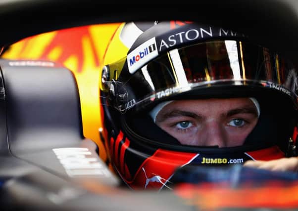 Max Verstappen prepares to drive in practice for the Australian GP. Picture: Getty