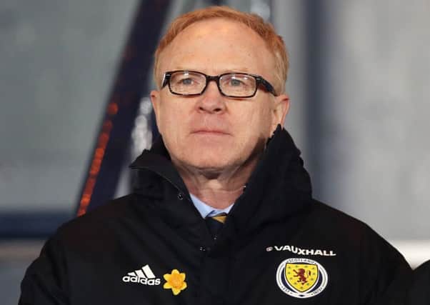 Scotland manager Alex McLeish. Picture: Ian MacNicol/Getty Images