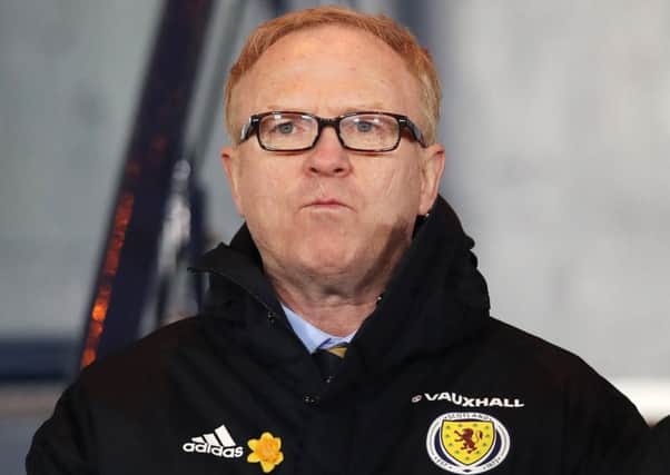 Alex McLeish kicked off his second tenure as Scotland manager with defeat on Friday night. Photo: Ian MacNicol/Getty Images)