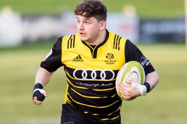 Melrose's Nick Beavon in action. Picture: SNS/Ross Parker