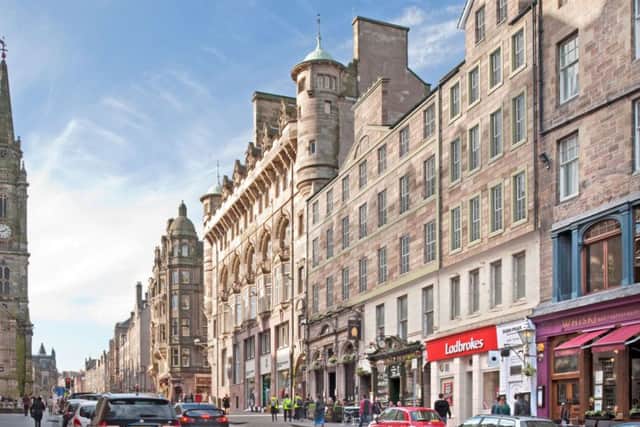 The site above the Mitre Bar on the Royal Mile has remained unfilled since the 1960s.