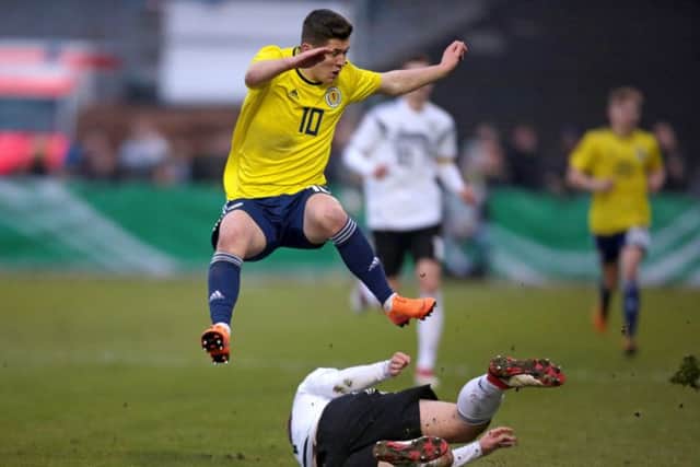 Jack Aitchison has impressed for Scotland Under-19s in Germany. Picture: Getty