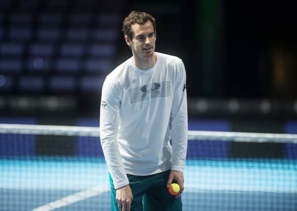 Andy Murray is hoping to return to competitive action in May. Picture: John Devlin
