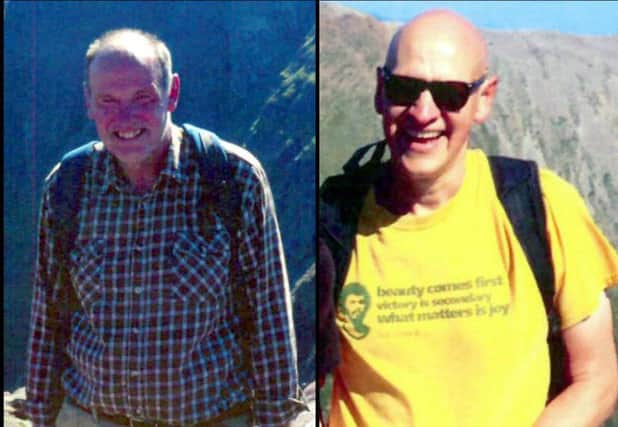 Brothers Neil Gibson (left) and Alan Gibson (right) have been found. Picture: PA