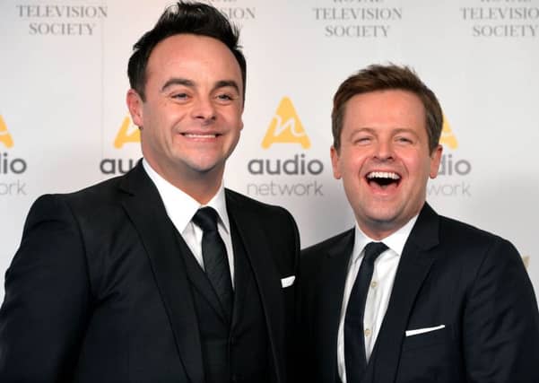 Anthony McPartlin (left) and Declan Donnelly aka Ant and Dec. Picture: Dominic Lipinski/PA Wire