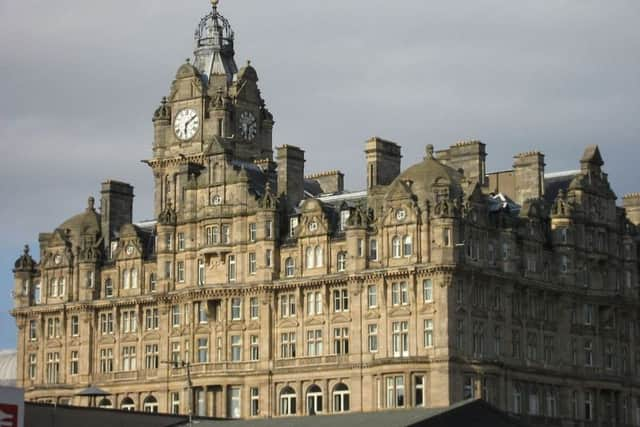 The Balmoral Hotel in Edinburgh