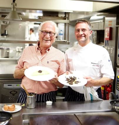 Father-and-son team Michel and Alain Roux are opening a new restaurant at the Balmoral Hotel