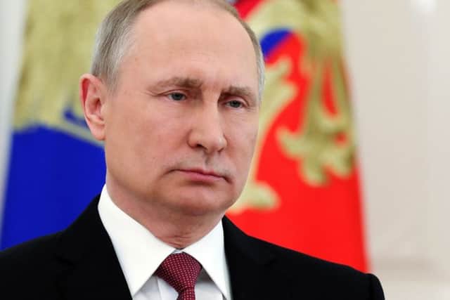 Russian President Vladimir Putin. Pic: AP