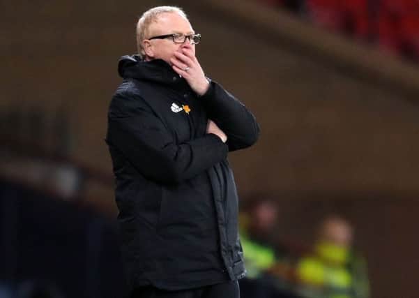 Alex McLeish has rung the changes for tonight's match in Budapest. Picture: PA