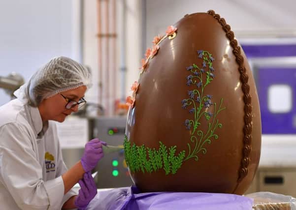 Easter eggs could put people with asthma at risk of a life-threatening attack, according to a leading charity. Pic: PA Wire