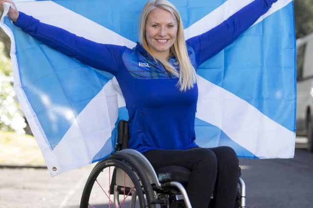 Sammi Kinghorn at the Scotland Commonwealth Games team announcement. Picture: Jeff Holmes