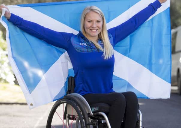 Sammi Kinghorn at the Scotland Commonwealth Games team announcement. Picture: Jeff Holmes