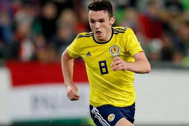 John McGinn in action for Scotland against Hungary. Picture: Laszlo Szirtesi/Getty Images