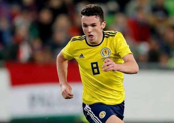 John McGinn in action for Scotland against Hungary. Picture: Laszlo Szirtesi/Getty Images
