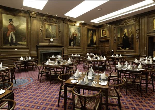 The New Club dining room was an all-male preserve until 2010.