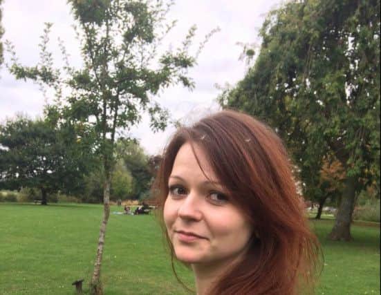 The daughter of former Russian Spy Sergei Skripal, Yulia Skripal. Pic: Yulia Skripal/Facebook via AP
