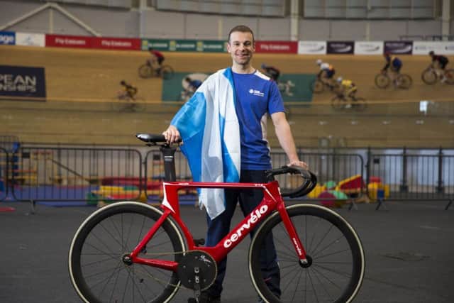 Kyle Gordon quit his job on an oil rig in order to compete at the Gold Coast. Picture: Jeff Holmes