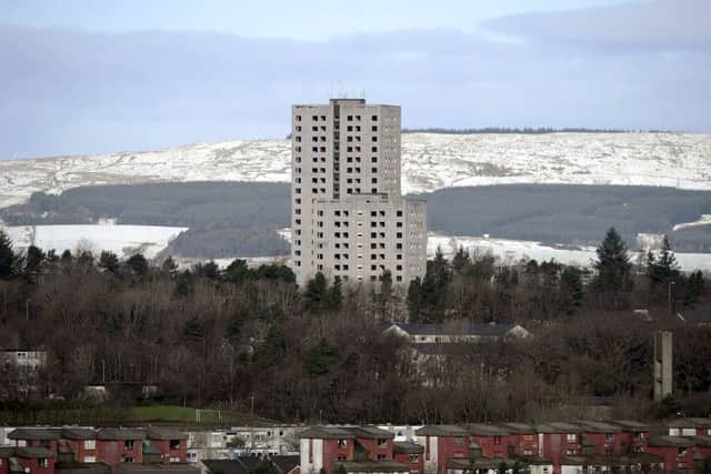 Many high-rises, such as these blocks in Cumbernauld, were scheduled for demolition long before the Grenfell disaster. Picture: Michael Gillen
