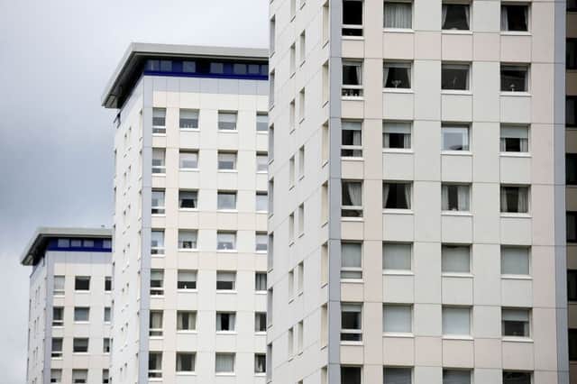 Many high-rises, such as these blocks in Falkirk, remain popular with tenants. Picture: Michael Gillen