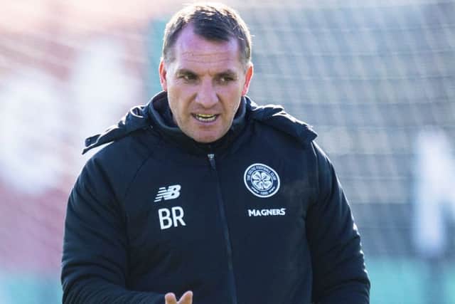 Brendan Rodgers is targeting historic back-to-back trebles. Picture: SNS