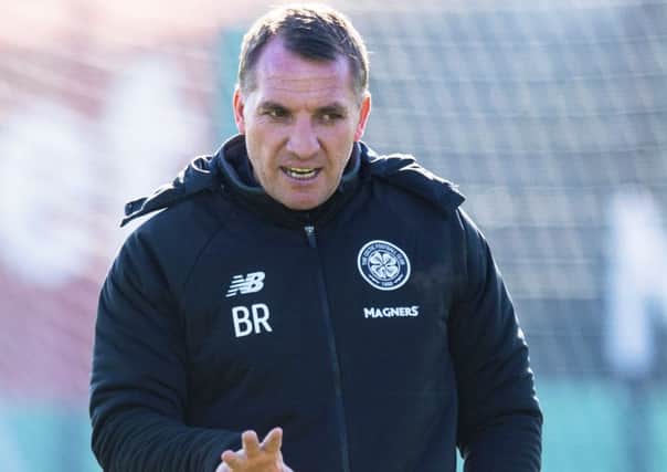 Brendan Rodgers is targeting historic back-to-back trebles. Picture: SNS