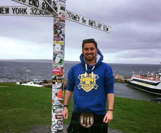 Jamie Shannon , Haggis Adventures tour guide who fell off a cliff in Orkney and died.