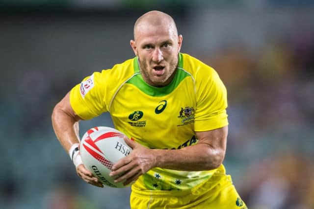 Australian rugby sevens captain James Stannard has been hospitalised over a one-punch attack from a British man in Sydney